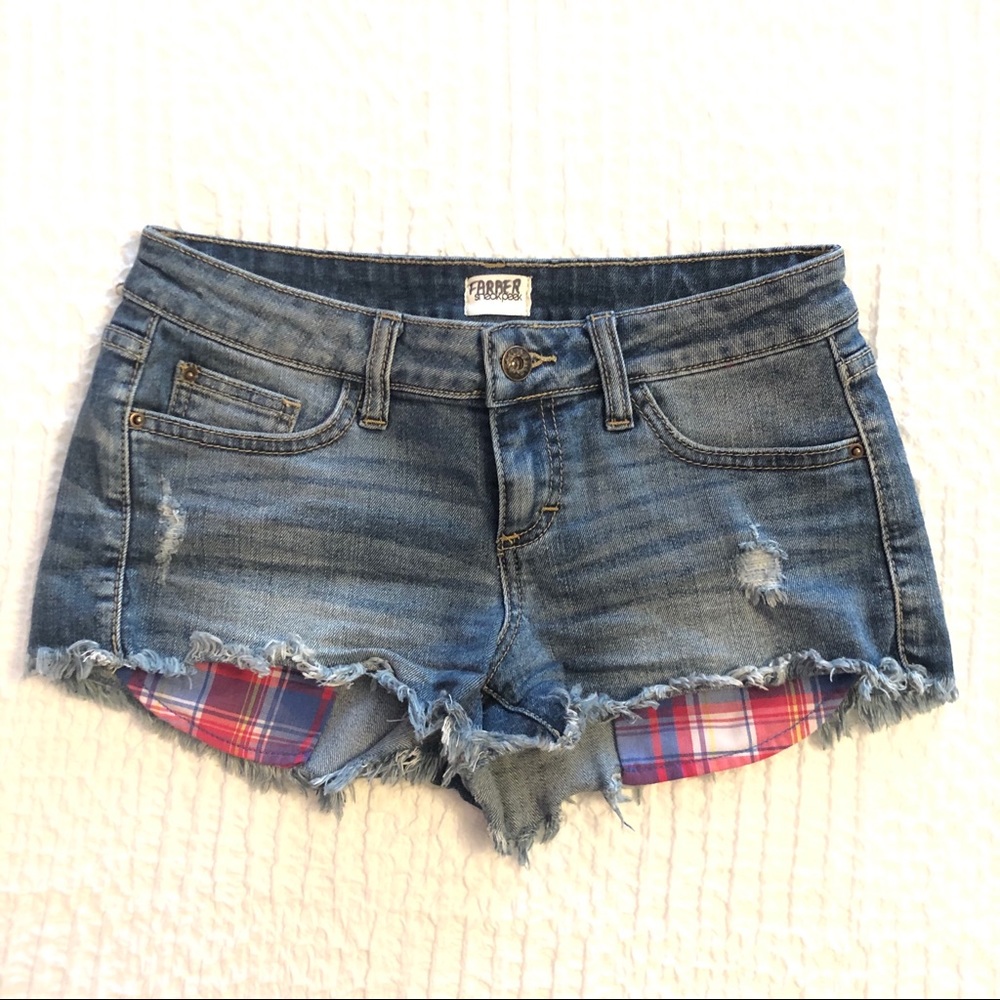 Denim shorts